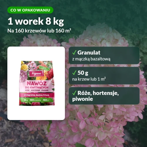 Vegano nawóz do kwitnących: co w opakowaniu