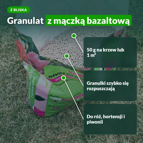 Vegano nawóz do kwitnących: granulat z mączką bazaltową