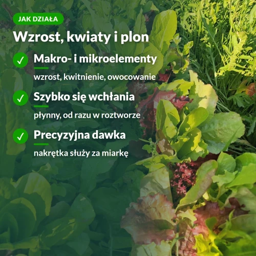 Jak działa nawóz uniwersalny płynny Sumin: makro- i mikroelementy, szybko się wchłania