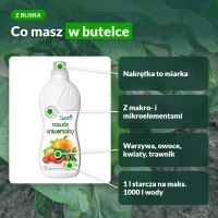 Sumin nawóz uniwersalny płynny: nakrętka to miarka, makro- i mikroelementy