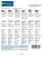 Nasturcja 'Tip Top' Mix – Nasiona – Kiepenkerl - tył