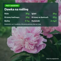Osmocote 2w1 Ogród: dawka na roślinę przy sadzeniu