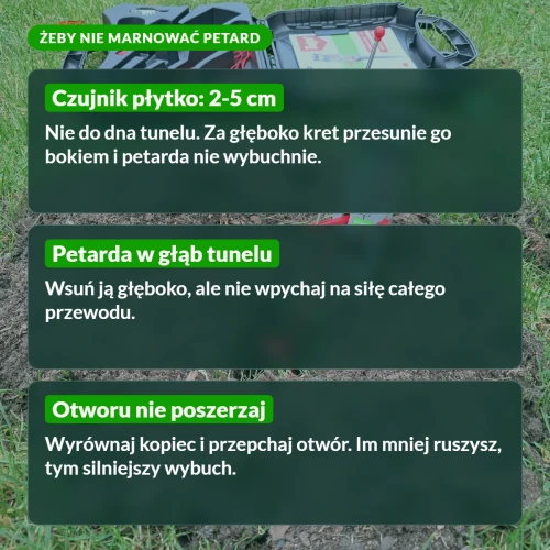 Kretołap: jak rozstawić, żeby nie marnować petard