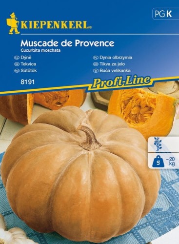 Dynia Olbrzymia 'Muscade de Provence' – Piżmowa – Nasiona – Kiepenkerl - przód