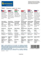 Fasola Szparagowa 'Saxa' – Wczesna – Nasiona – Kiepenkerl - tył