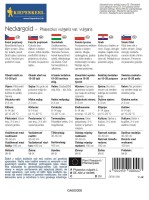 Fasola Tyczna 'Neckargold' – Żółta – Nasiona – Kiepenkerl - tył