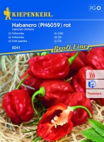 Papryka Czerwona 'Habanero' F1 – Nasiona – Kiepenkerl - przód