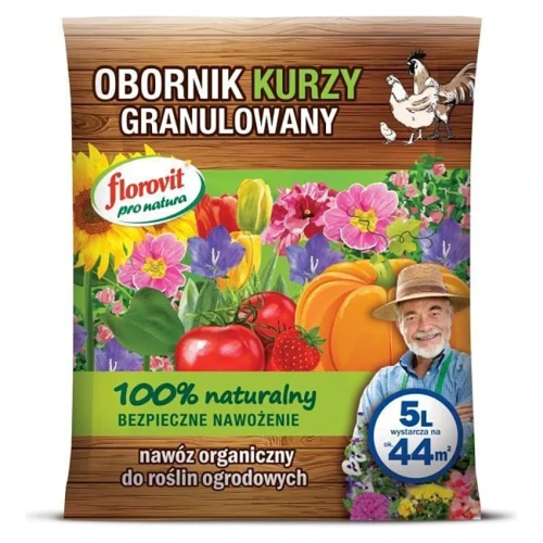 Obornik Kurzy – Granulowany – 5 l Florovit.webp