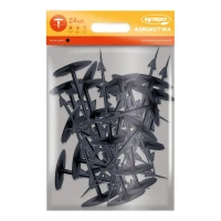 Szpilki Do Mocowania Agrowłókniny – Czarne – 24 szt.