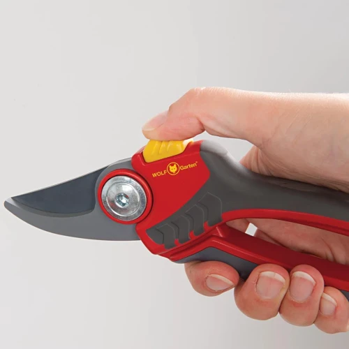 Sekator Nożycowy Dwuostrzowy Premium RR 4000 – Wolf Garten blokada