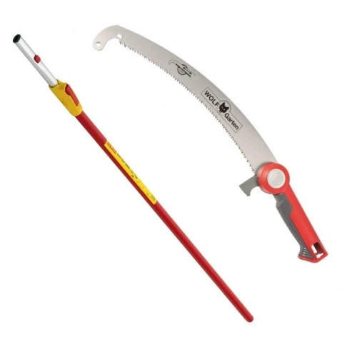 Piła do Gałęzi + Trzonek Teleskopowy – Multi-Star Wolf Garten