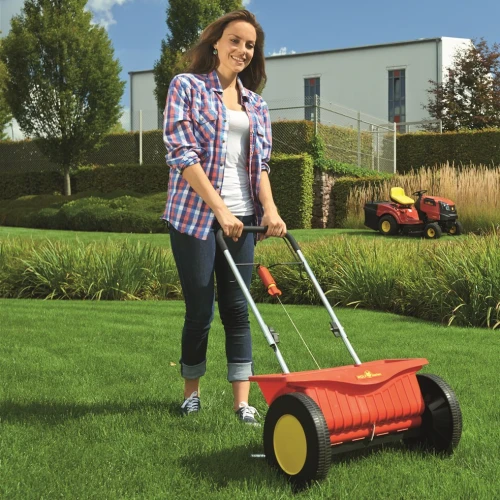 Siewnik Rozsiewacz Do Nasion i Nawozów WE 430 – 16 l – Wolf Garten foto