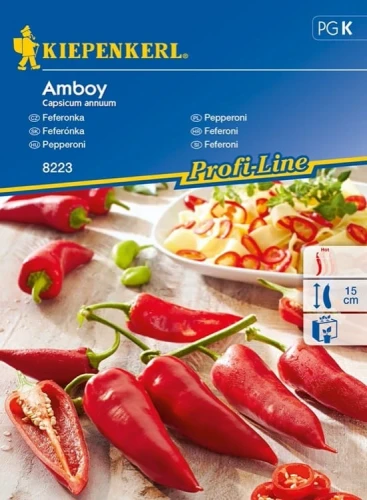 Papryka Pepperoni 'Amboy' – Nasiona – Kiepenkerl przód
