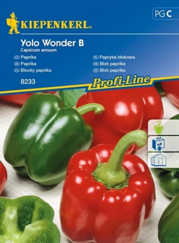 Papryka Blokowa 'Yolo Wonder' – Nasiona – Kiepenkerl przód