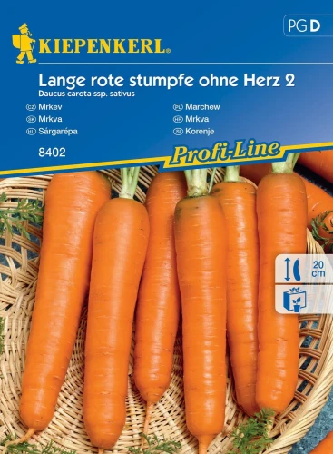 Marchew 'Lange Rote Stumpfe Ohne Herz 2' – Nasiona – Kiepenkerl przód