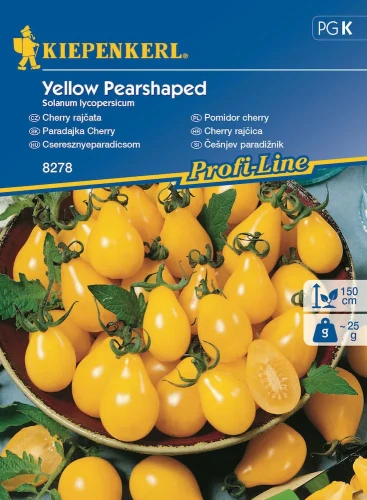 Pomidor Cherry 'Yellow Pearshaped' – Nasiona – Kiepenkerl przód