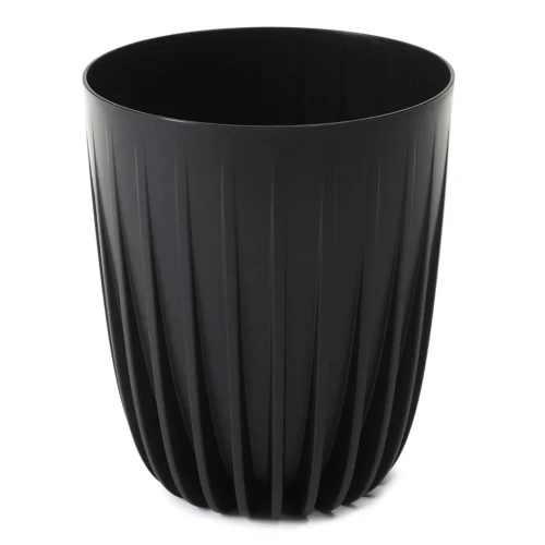 Doniczka Mira Eco Recycled Ø 250 mm Czarna