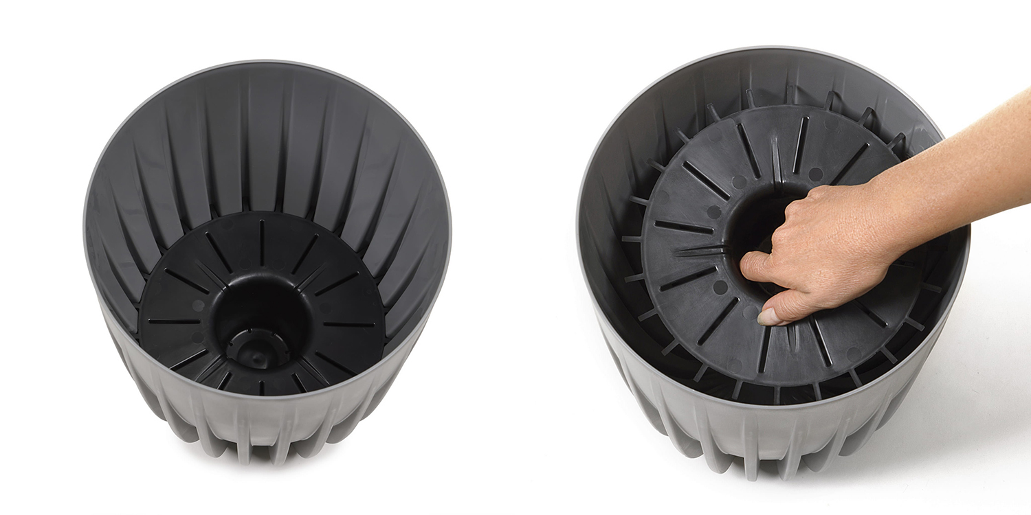 Odpływ w doniczkach Lamela