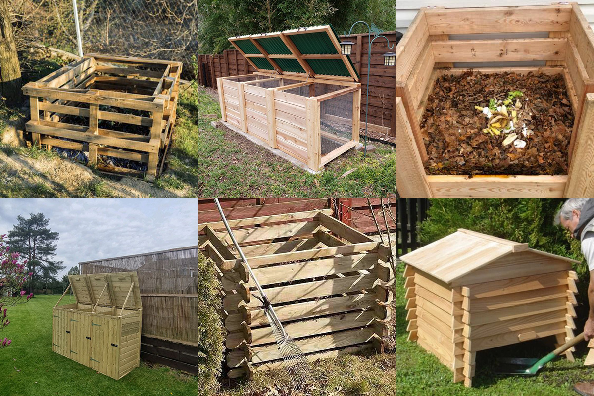 Kompostownik drewniany