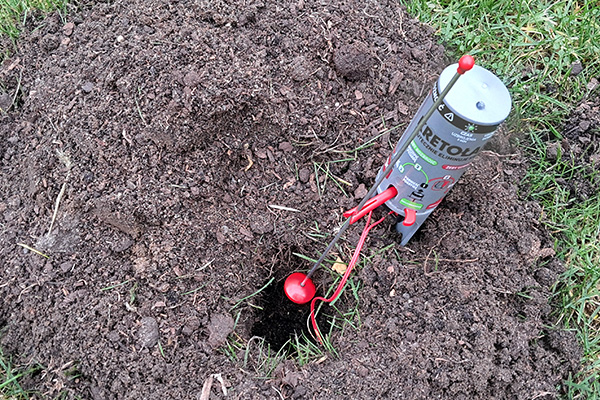 Ustaw czujnik płytko